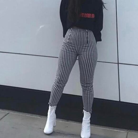 3FOR $50! ๐ I.AM.GIA Miller Gingham Skinny Zipper Pant Sz. S - Picture 2 of 8